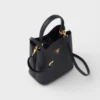 Bolso pequeño Prada Panier de piel Saffiano
