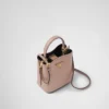 Bolso pequeño Prada Panier de piel Saffiano