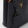 Bolso pequeño Prada Panier de piel Saffiano Bolso pequeño Prada Panier de piel Saffiano