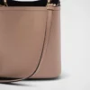 Bolso pequeño Prada Panier de piel Saffiano