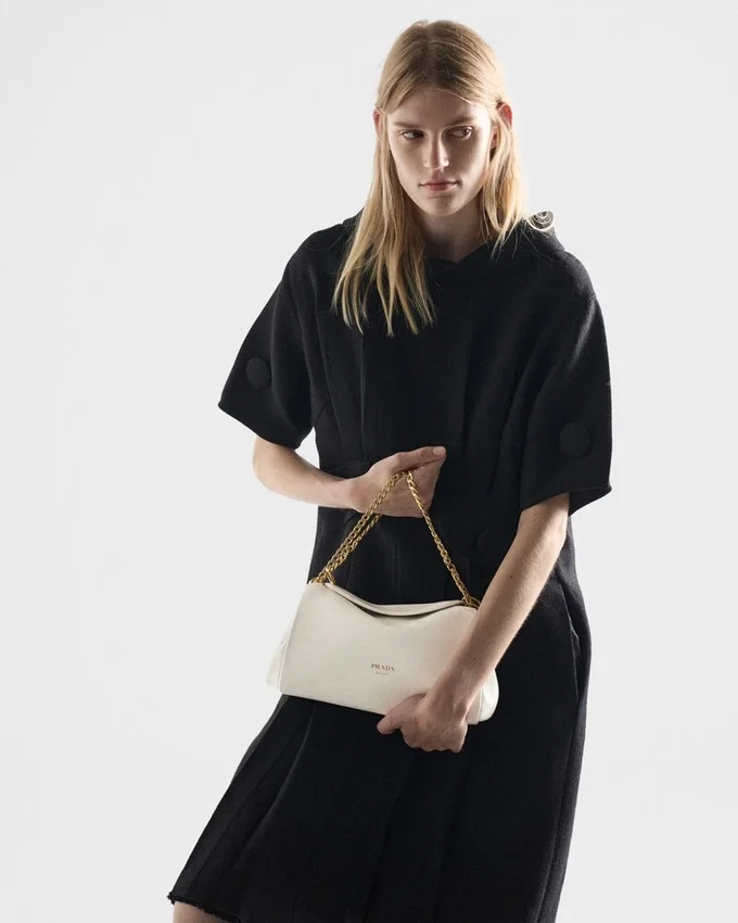 Bolso pequeño Tumulte de Prada en piel napa Bolso pequeño Tumulte de Prada en piel napa