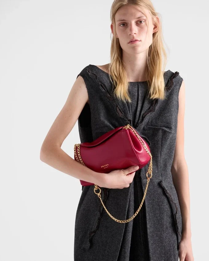 Bolso pequeño Tumulte de Prada en piel napa Bolso pequeño Tumulte de Prada en piel napa
