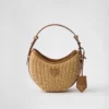 Bolso Prada Arqua de mimbre y cuero Bolso Prada Arqua de mimbre y cuero