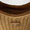 Bolso Prada Arqua de mimbre y cuero Bolso Prada Arqua de mimbre y cuero
