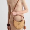 Bolso Prada Arqua de mimbre y cuero Bolso Prada Arqua de mimbre y cuero