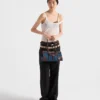 Bolso Prada Bonnie mediano de denim y cuero Bolso Prada Bonnie mediano de denim y cuero