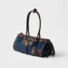 Bolso Prada Bonnie mediano de denim y cuero Bolso Prada Bonnie mediano de denim y cuero
