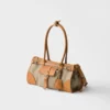 Bolso Prada Bonnie mediano de lino y cuero Bolso Prada Bonnie mediano de lino y cuero