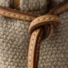 Bolso Prada Bonnie mediano de lino y cuero Bolso Prada Bonnie mediano de lino y cuero