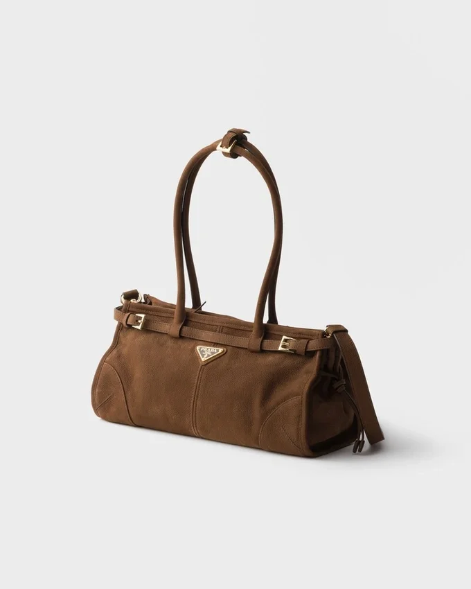 Bolso Prada Bonnie mediano de piel de nubuck Bolso Prada Bonnie mediano de piel de nubuck