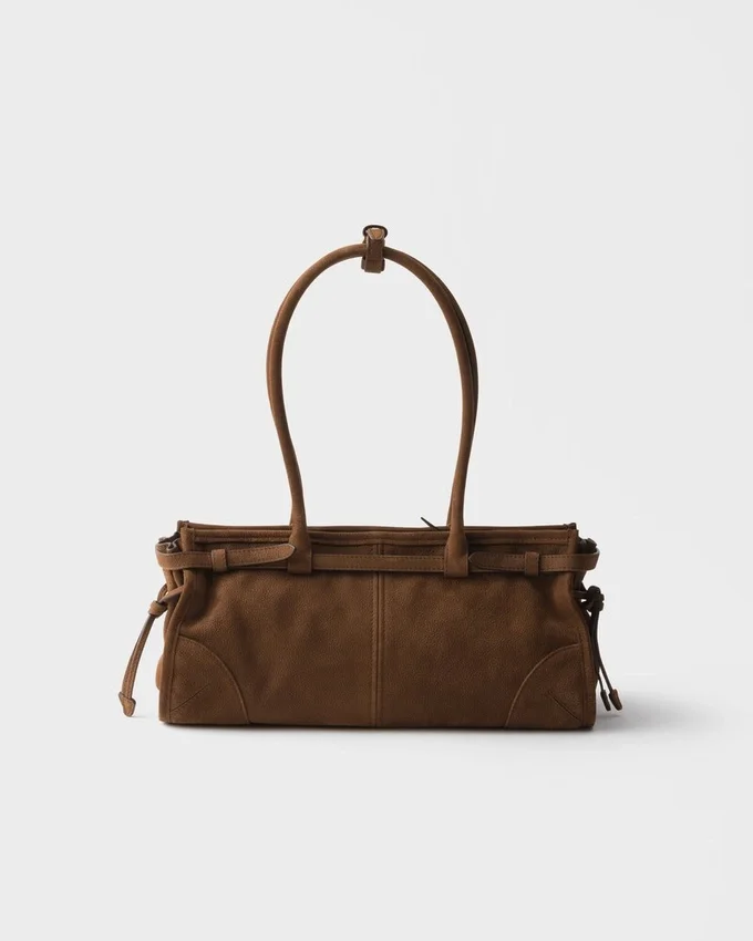 Bolso Prada Bonnie mediano de piel de nubuck Bolso Prada Bonnie mediano de piel de nubuck