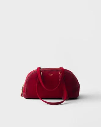 Bolso Prada Bowling mediano de gamuza