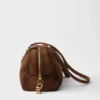 Bolso Prada Bowling mediano de gamuza Bolso Prada Bowling mediano de gamuza