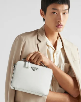 Bolso Prada Brique mediano de piel Saffiano