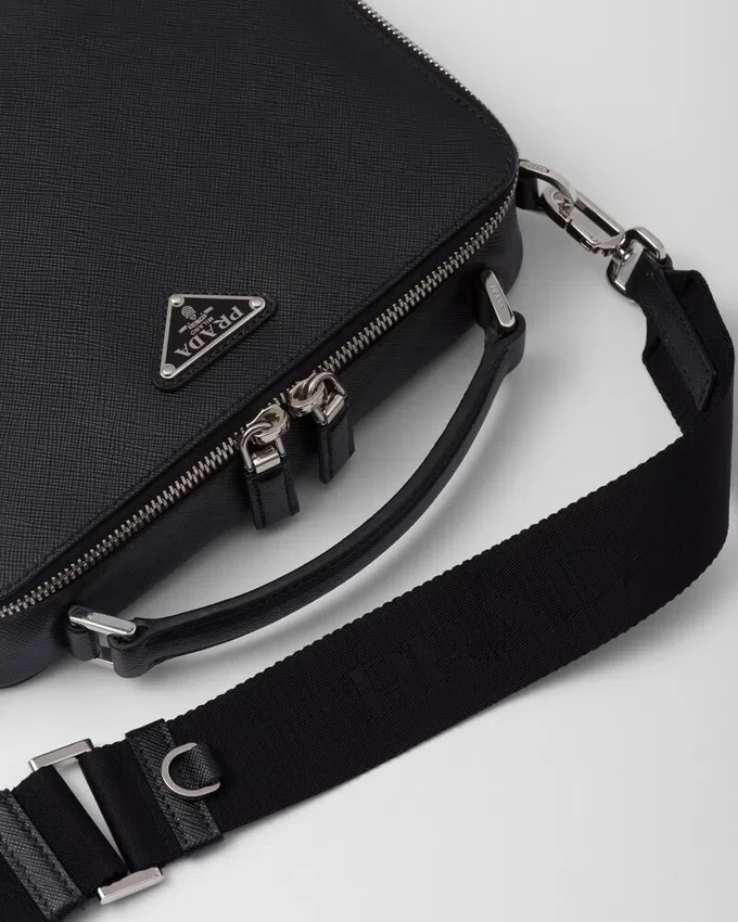 Bolso Prada Brique mediano de piel Saffiano Bolso Prada Brique mediano de piel Saffiano
