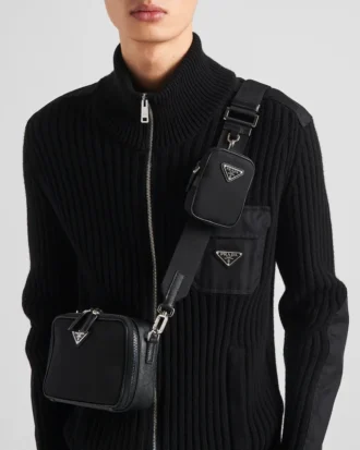 Bolso Prada Brique Re-Nylon y piel Saffiano