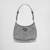 Bolso Prada Cleo de satén con cristales Bolso Prada Cleo de satén con cristales