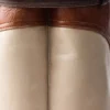 Bolso Prada de cuero envejecido con hebilla y cinturón Bolso Prada de cuero envejecido con hebilla y cinturón