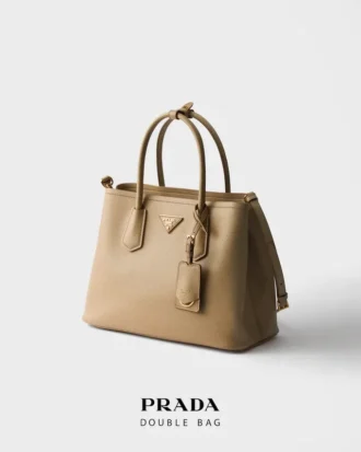Bolso Prada Double mediano de piel Saffiano