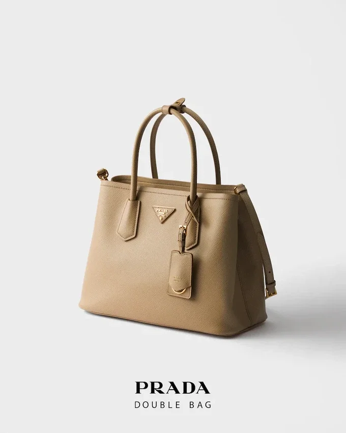 Bolso Prada Double mediano de piel Saffiano Bolso Prada Double mediano de piel Saffiano