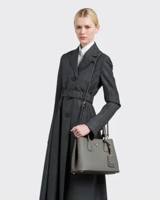 Bolso Prada Double mediano de piel Saffiano