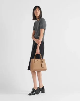 Bolso Prada Double mediano de piel Saffiano