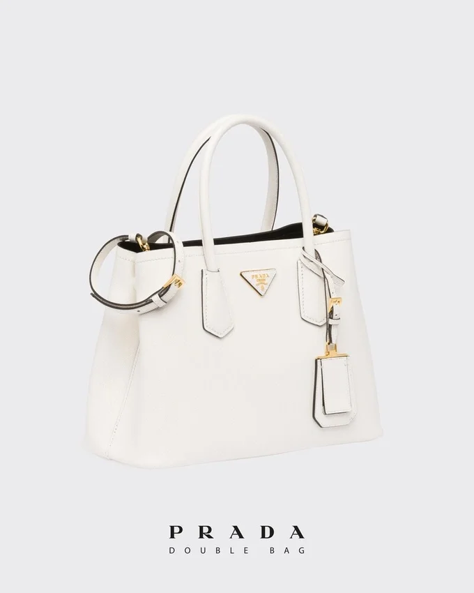 Bolso Prada Double mediano de piel Saffiano Bolso Prada Double mediano de piel Saffiano