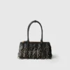 Bolso Prada Galleria mediano de piel napa con flecos y tachuelas Bolso Prada Galleria mediano de piel napa con flecos y tachuelas