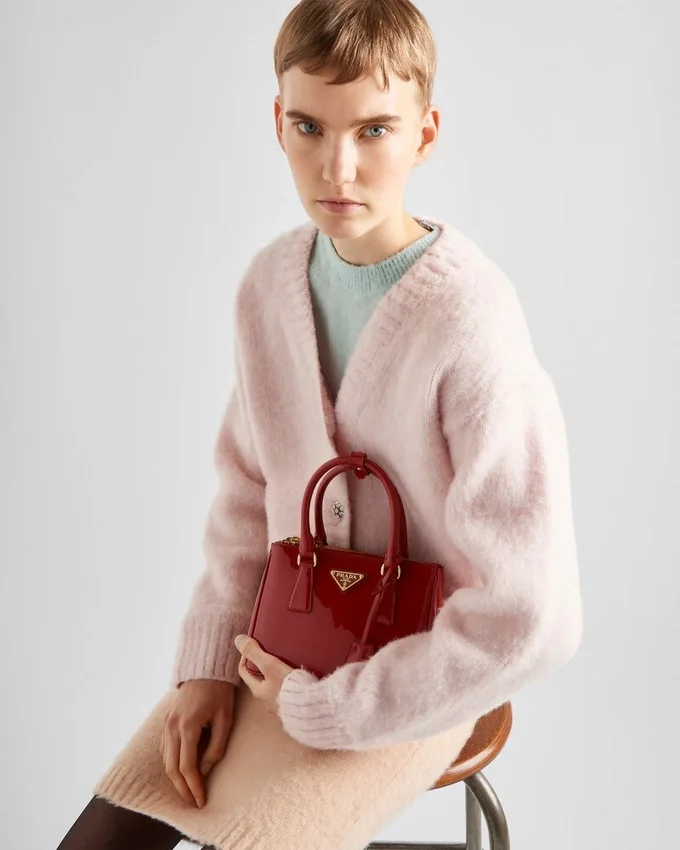 Bolso Prada Galleria Mini de charol Bolso Prada Galleria Mini de charol