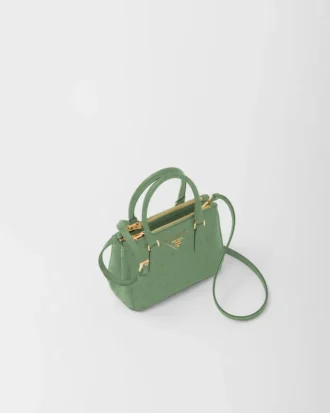 Bolso Prada Galleria Mini de piel de avestruz