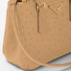 Bolso Prada Galleria Mini de piel de avestruz Bolso Prada Galleria Mini de piel de avestruz