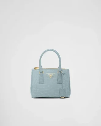 Bolso Prada Galleria Mini de piel de cocodrilo