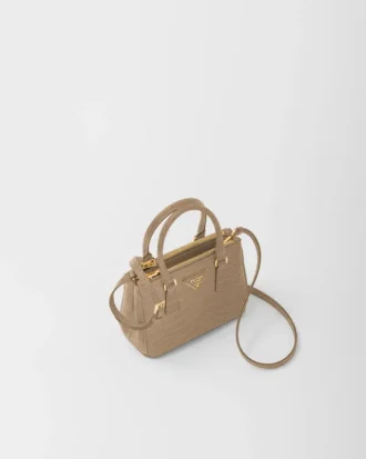 Bolso Prada Galleria Mini de piel de cocodrilo