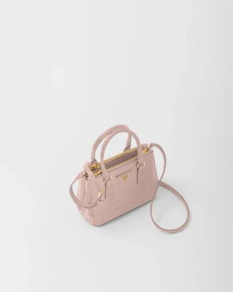 Bolso Prada Galleria Mini de piel de cocodrilo