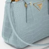 Bolso Prada Galleria Mini de piel de cocodrilo