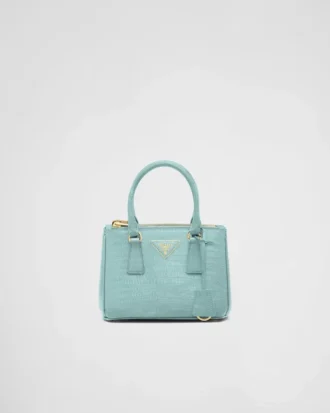 Bolso Prada Galleria Mini de piel de lagarto