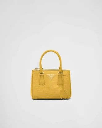 Bolso Prada Galleria Mini de piel de lagarto