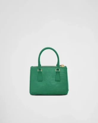Bolso Prada Galleria Mini de piel de lagarto