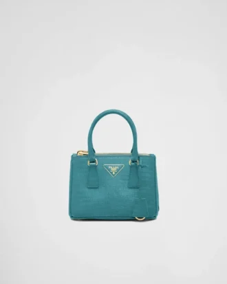 Bolso Prada Galleria Mini de piel de lagarto