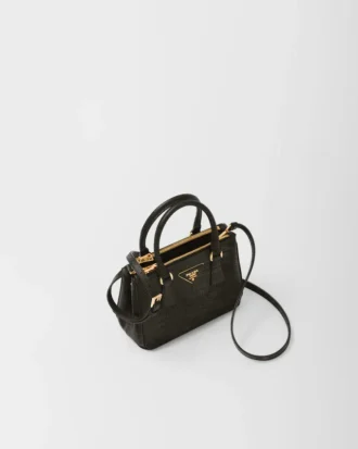 Bolso Prada Galleria Mini de piel de lagarto