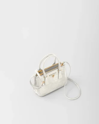 Bolso Prada Galleria Mini de piel de lagarto