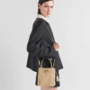 Bolso Prada Panier de satén con cristales Bolso Prada Panier de satén con cristales