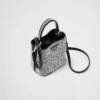 Bolso Prada Panier de satén con cristales Bolso Prada Panier de satén con cristales
