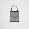 Bolso Prada Panier de satén con cristales Bolso Prada Panier de satén con cristales