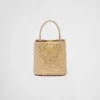 Bolso Prada Panier de satén con cristales Bolso Prada Panier de satén con cristales