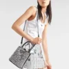 Bolso Prada Panier de satén con cristales Bolso Prada Panier de satén con cristales