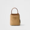 Bolso Prada Panier Mini de mimbre y cuero Bolso Prada Panier Mini de mimbre y cuero