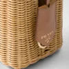 Bolso Prada Panier Mini de mimbre y cuero Bolso Prada Panier Mini de mimbre y cuero
