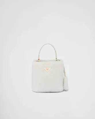 Bolso Prada Panier Mini de piel de oveja Bolso Prada Panier Mini de piel de oveja