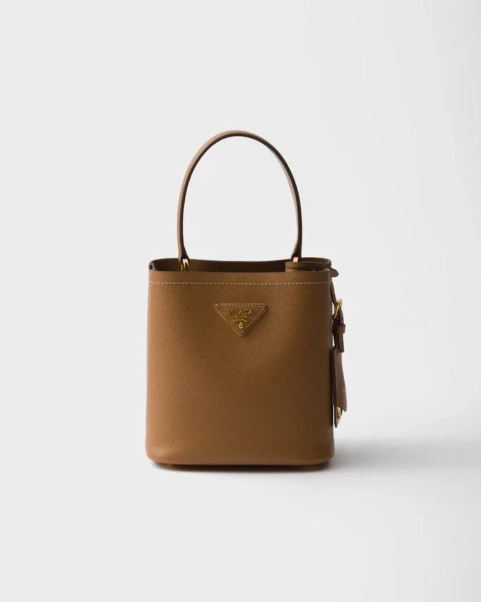 Bolso Prada Panier Mini de piel Saffiano Bolso Prada Panier Mini de piel Saffiano